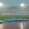 Stadion i regn. (© Johan Westö)