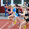 Flickor B - 100m final (© Rune Härtull)