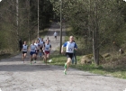 Herrar 6 km, i ledning slutliga trean Jimmy Finnholm med segraren Anders Lindahl strax bakom (© Ingemar)